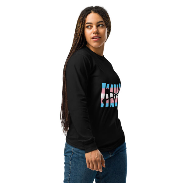 Celebrate Trans PRIDE! Heavyweight Long-Sleeved Shirt - Image 2